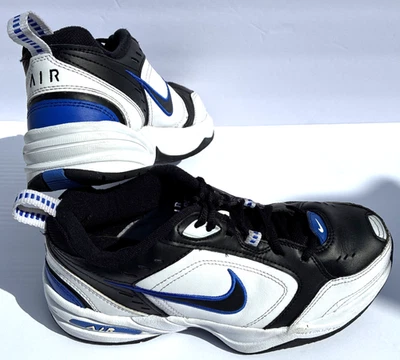 Nike Air Monarch IV 4 Black White Blue Sneakers 416355-002 Men’s Size 6 - Image 1 of 4