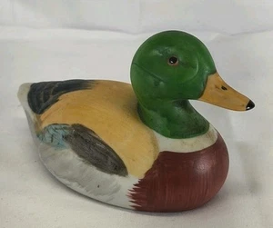 Ceramic Mallard Duck Realistic Figurine 5" - Picture 1 of 6