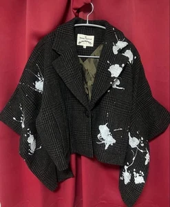 Vivienne Westwood Jacke Anglomania Hypnos Gr. 38 Marmormuster Tropfen Karo - Bild 1 von 10