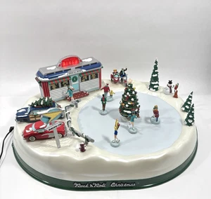 VTG 1997 Mr Christmas 50's Rock N Roll Animated Musical Diner Complete & Working - Picture 1 of 11