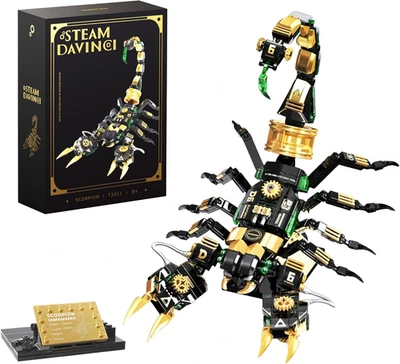 昆虫收藏动物建筑套装,STEM 创意机械动物砖套装 — 第 1/4 张图片