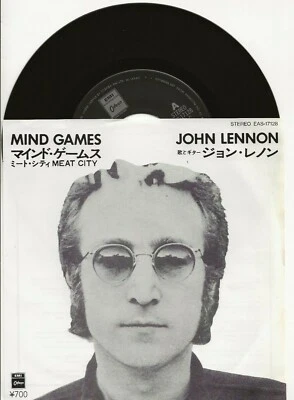 JOHN LENNON BEATLES MIND GAMES VERY RARE MINT SINGLE FROM JAPAN - Image 1 of 2
