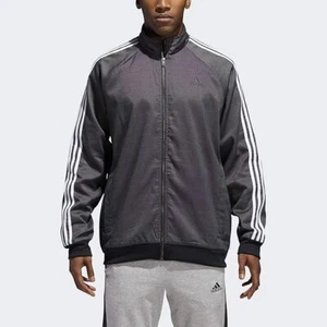 Chaqueta deportiva tejida de 3 rayas ADIDAS Essentials para hombre - Imagen 1 de 8