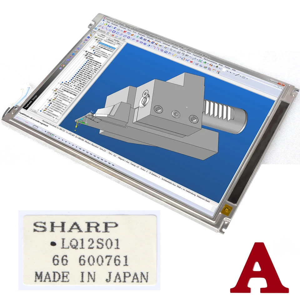 Sharp Display Screen Panel Matrix LQ12S01 12.1" 30.734cm Condition A M494 - Image 1 of 1