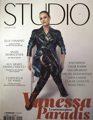 STUDIO #1 June/August 2018 VANESSA PARADIS Elle Fanning TAHAR RAHIM Ana Girardot Foto 1 de 4