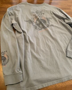 REI T-Shirt Long Sleeve “ Global Trekker”   Graphic Mens XL Gray 100% Cotton - Picture 1 of 11