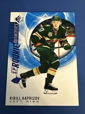 2020-21 Upper Deck SP Rookie Authentics Blue 129 Kirill Kaprizov Minnesota Wild - Image 1 of 2