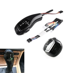Automatic Gear Knob Black With LED Lighting For BMW 3 Series E90 E91 E92 E93 - Picture 1 of 10