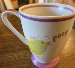 Starbucks Kaffeetasse Becher 7 oz, Spring 2007 3-1/2" T Footed, Peep Peep - Bild 1 von 6