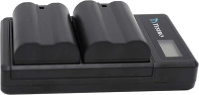 TESEKO Power Battery for Nikon EN-EL15 (2-Pack)