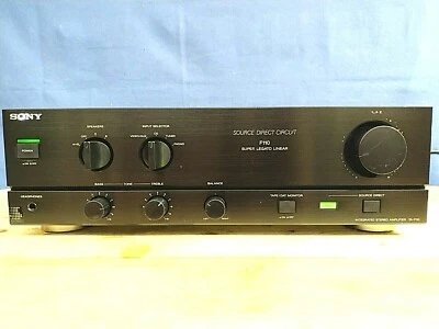 SONY F-110 AMPLIFICATORE VINTAGE 89s TOP CLASS INTEGRATED AMPLIFIER  - Immagine 1 di 4