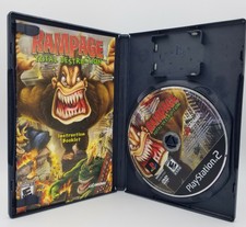 Rampage: Total Destruction (Sony PlayStation 2, 2006) PS2 Video Game Disc TESTED