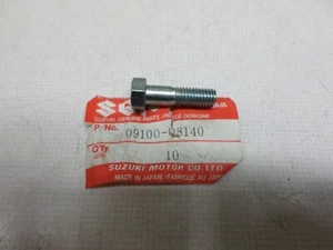 NOS 1978-2000 SUZUKI DS80 SPROCKET BOLT PART# 09100-08140 - Picture 1 of 2