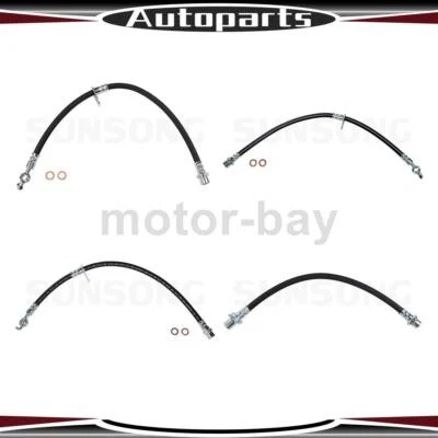 Manguera hidráulica de freno de freno delantero trasero para Toyota Camry 1992 1993 1994 Foto 1 de 4