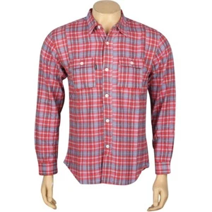 Undefeated Yardmaster Flannel Long Sleeve Shirt (red) - Picture 1 of 5