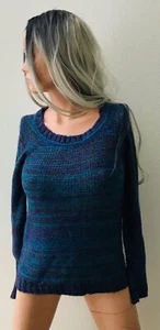 ROXY Comfy SURFER Girl Beach Pullover SWEATER Small - Picture 1 of 12