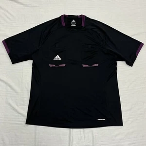 adidas herren referee trikot xl schwarz/lila - Bild 1 von 11