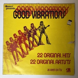 Ronco Presents Good Vibrations, 22 Original Hits, Vinyl Lp, 1973, G+/VG - Picture 1 of 11