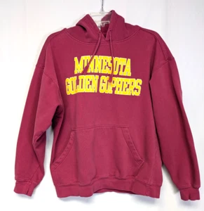 Vintage Minnesota Golden Gophers Hoodie Mens Medium Pullover Pro Player - Picture 1 of 8