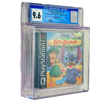 Disney's Lilo & Stitch • Sony PlayStation 1 PS1 • CGC 9.6 NEW SEALED A+ • WATA - Image 1 of 2