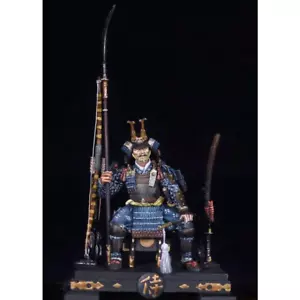 Kit modellino in resina 1/32 54mm guerriero samurai giapponese non verniciato - Foto 1 di 4