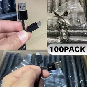 100X For Samsung Galaxy S24 S23 S22 S21 S20 S9 Fast Charger 4FT Type-C Cable Lot - Picture 1 of 11