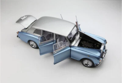 Cubierta 1:18 para KYOSHO PARA Rolls Royce 6ta generación para Phantom VI azul plateada Foto 1 de 4