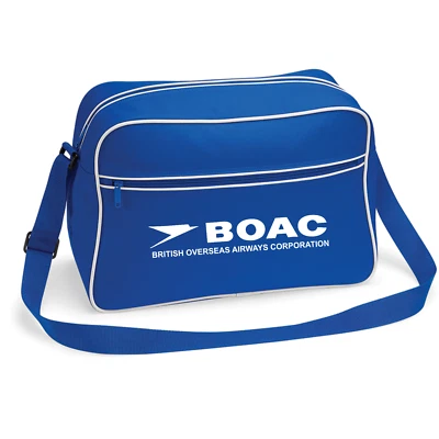 New Customiseable Retro Vintage Design BOAC Airline Flight Travel Shoulder Bag - Image 1 of 3