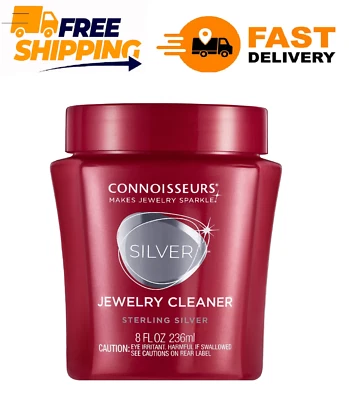 Connoisseurs Silver Jewelry Cleaner, Liquid Dip Jewelry Cleaner in Red Jar - Image 1 of 4