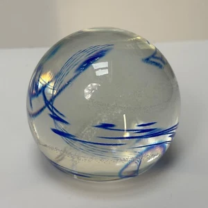 Caithness Art Glass of Scotland Rhythm n Blues Glass Paperweight - Picture 1 of 8