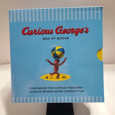 Curious George Box of Books • Four Books for Curious Toddlers Learning Fun. - Image 1 of 4