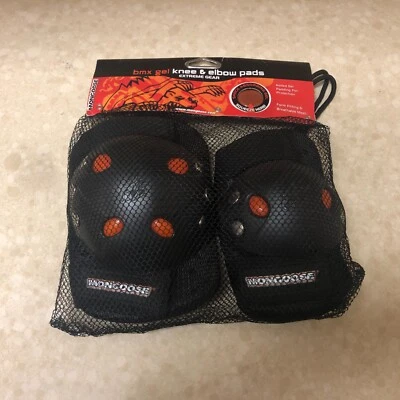 Mongoose BMX Bike Skateboard Gel Knee and Elbow Pads Multi-Sport Protective Gear - Image 1 of 4