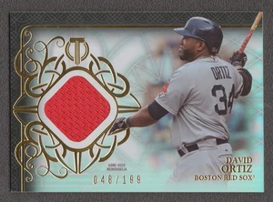 David Ortiz Boston Red Sox 2015 Topps Juego Usado Tributo Reliquia Tarjeta 46 de 199 - Imagen 1 de 4