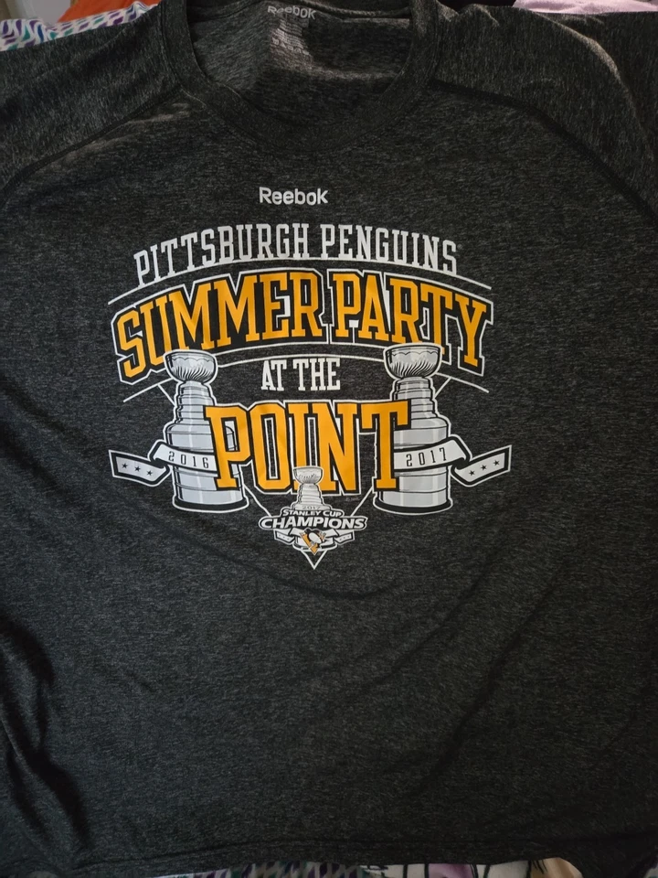 Camisa de fiesta de verano del campeonato Pittsburgh Penguins 2016-17 Foto 1 de 1