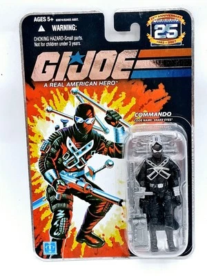 Hasbro 25th Anniversary Commando: Snake Eyes 2007 nuevo sellado sin usar, en caja Foto 1 de 3