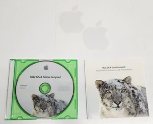 Apple Mac OS X Snow Leopard Version 10.6.3 Install DVD Disc Software Free Ship - Picture 1 of 6
