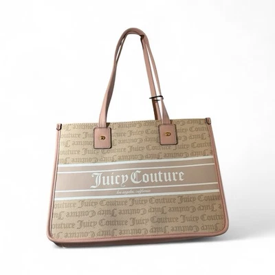 Bolso de Mano Juicy Couture Billboard - Rosa y French Latte Foto 1 de 4