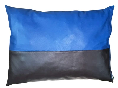 Funda de Almohada de Cuero Cojín Decoración del Hogar Estuche Decorativo Salón Suave Foto 1 de 4