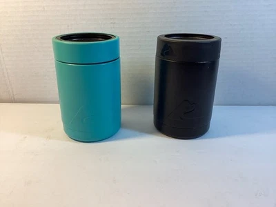 Ozark Trail 12 OZ acero inoxidable aislado 2 latas Koozie verde azulado y negro Foto 1 de 4