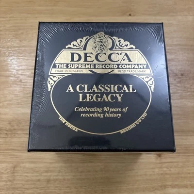 Decca Supreme Record Company Classical Legacy 90 Years (CD, 2020, 55 Disc) Rare Foto 1 de 4