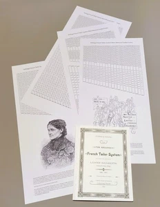 Collection Instructions Kellogg French Tailor System Cutting Garments, Reprint - Foto 1 di 5