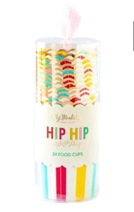My Minds Eye Hip Hooray 24 tazas de comida 5 oz B12 - Imagen 1 de 3