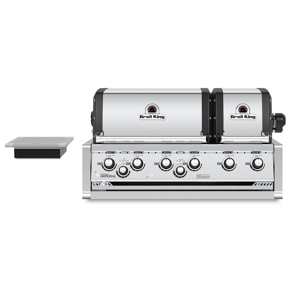Broil King Imperial XLS Doble Horno 6 Quemadores Parrilla con Quemador Lateral, 38 pulgadas, NG Foto 1 de 1