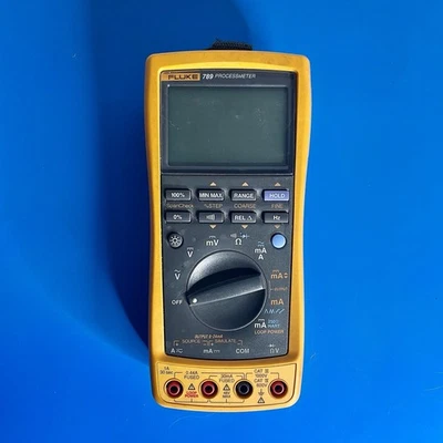 Fluke 789 Process-meter Digital Electrical Multimeter AC/DC W/ Leads & Volt Test - Image 1 of 4