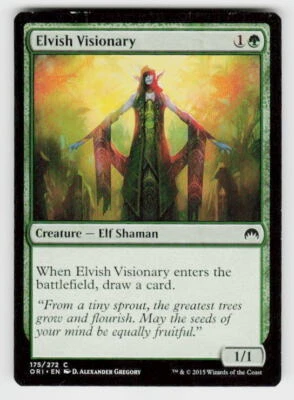 Magic Origins #175 Elvish Visionary - Image 1 of 2