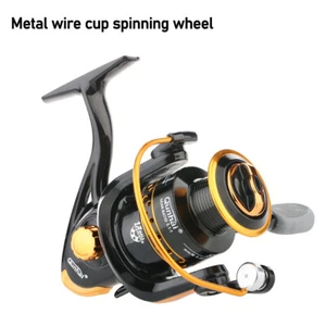 Spinning Fishing Reel 5.1:1 Gear Ratio Freshwater Saltwater Ultralight 2000-7000 - Picture 1 of 17