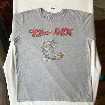 Camiseta Hanna Banana Hombre Manga Corta Cuello Redondo Talla L, Gris, Tom & Jerry Foto 1 de 4