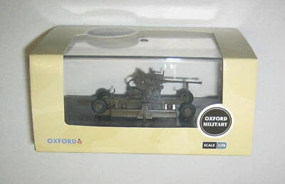 Oxford Diecast 1/76 76BF001 Brown 40mm Bofors Gun - Image 1 of 2