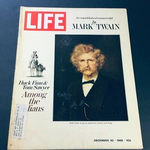 VTG Life Magazine December 20 1968 - An Unpublished Manuscript by Mark Twain - Picture 1 of 1