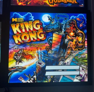 King Kong (Data East) Translite + LED Lit Frame Rare Pinball Art Wall Display - Picture 1 of 7